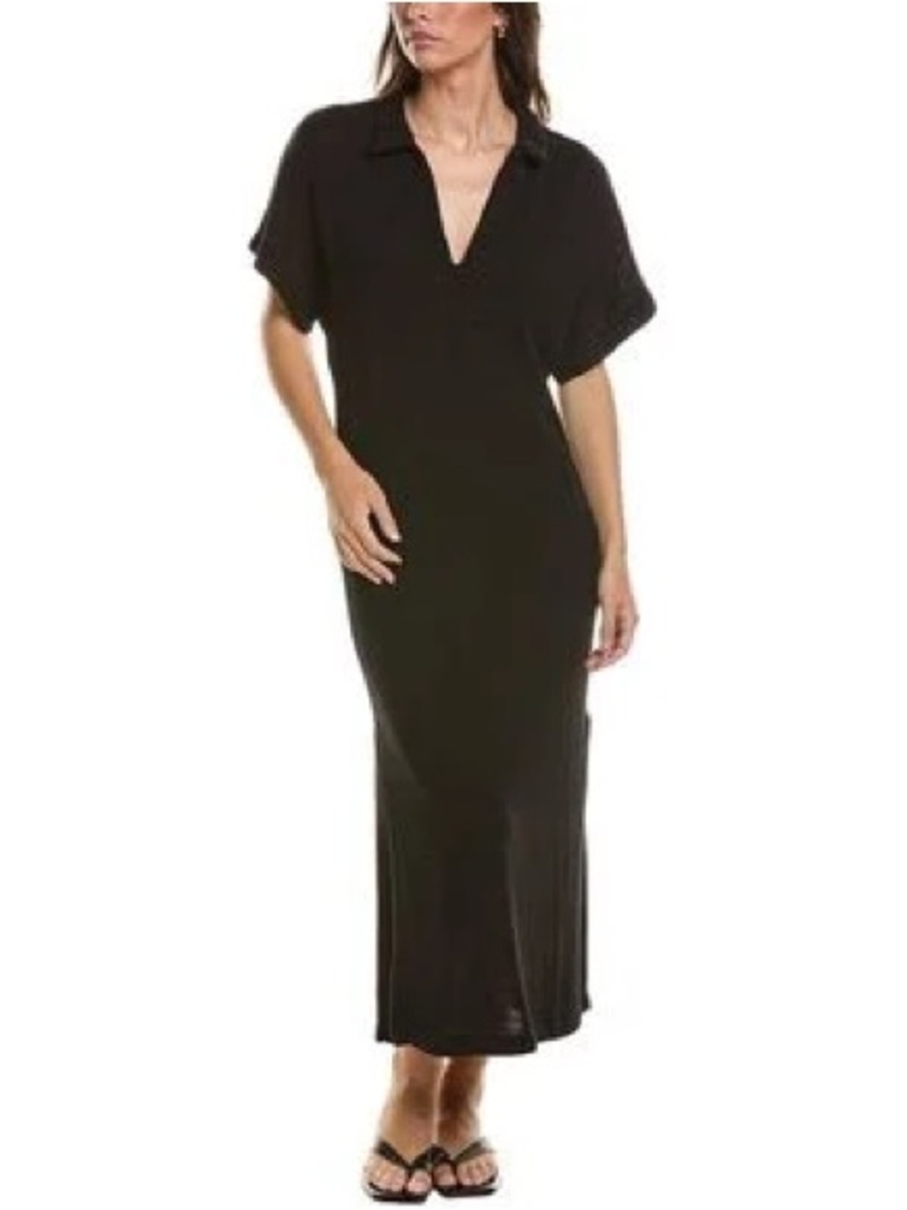 NWT Tuckernuck Pomander Place Maren black maxi dress cover up M/L